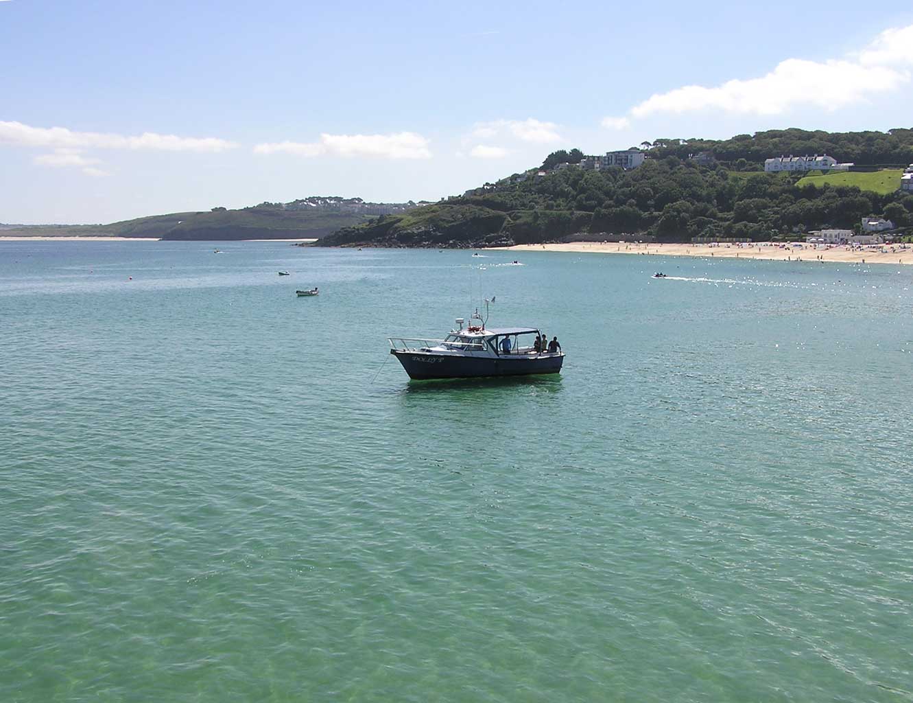St Ives - view from harbour towards Carbis Bay