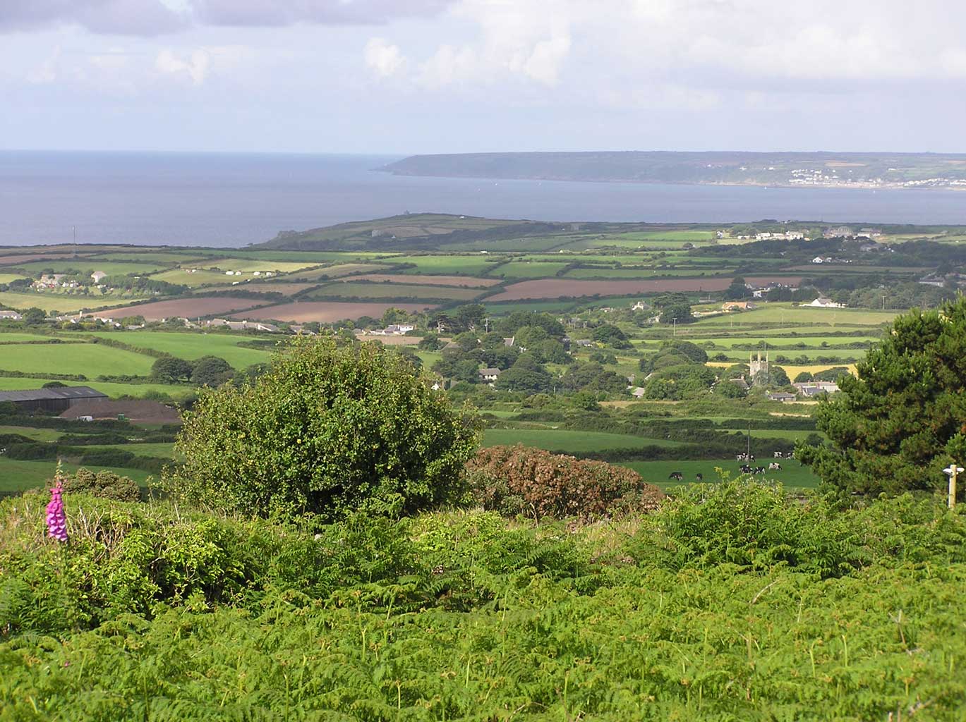 View from Tregonning Hill